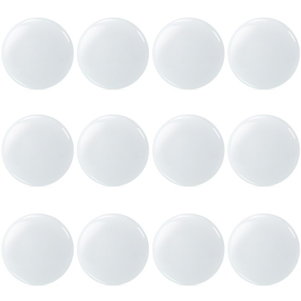 Cache-vis pour voiture 12 pcs blanc