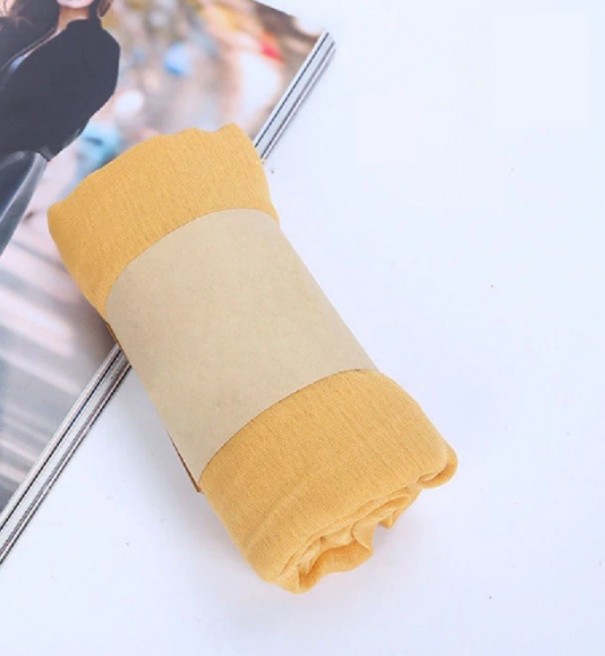 Cachecol de algodão para senhora J3088 amarelo