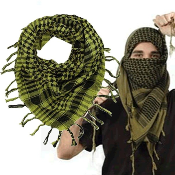 Cachecol Palestina verde