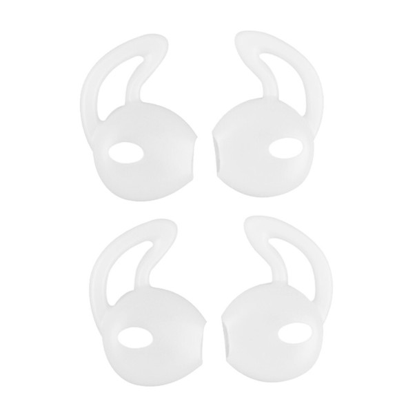 Caches en silicone avec crochets pour écouteurs Apple 2 paires transparent