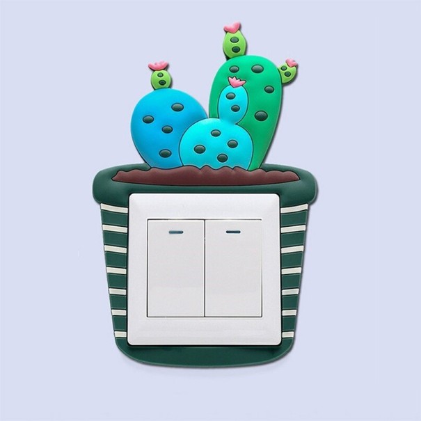 Cactus schakelaar sticker 1