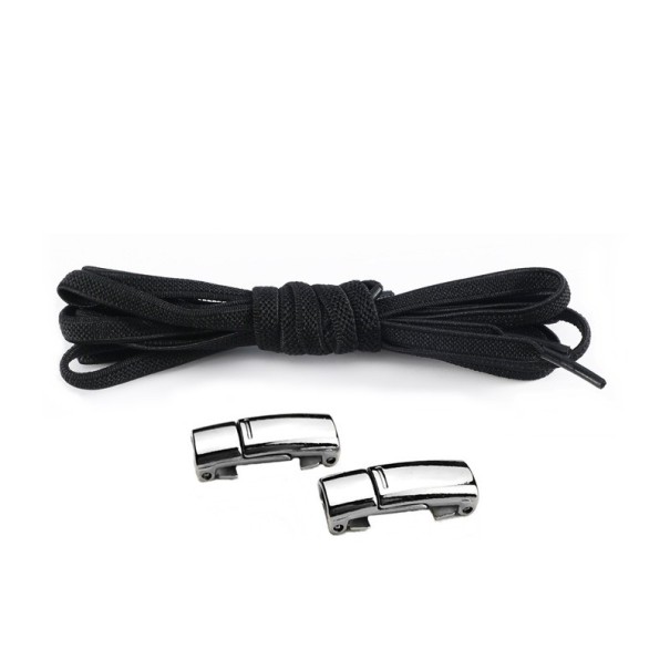 Cadarços elásticos com fecho magnético preto