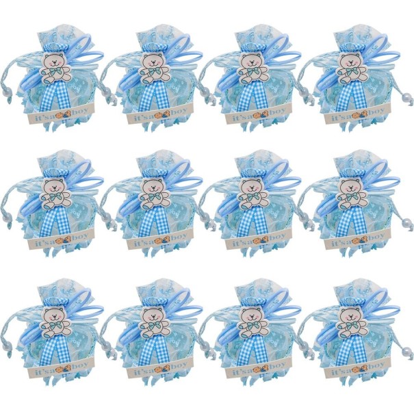 Cadeaumand 12 stuks blauw 1