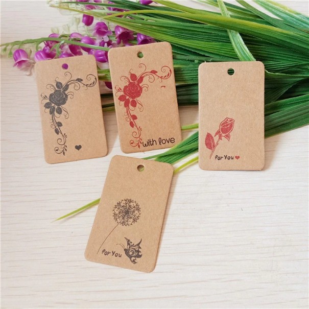Cadeaunaamlabels met inscriptie 100 stuks