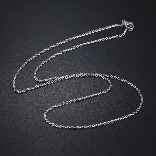 Cadena de hombre D239 plateado 60 cm