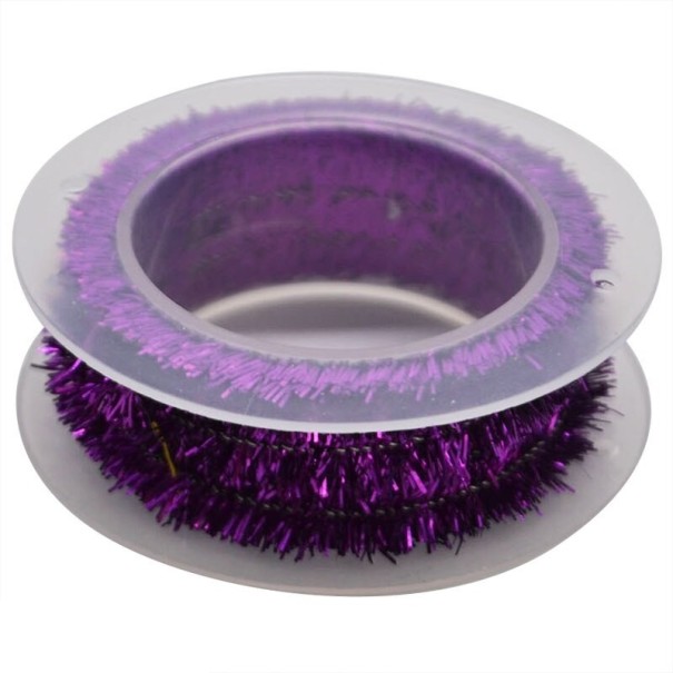 Cadena decorativa con alambre morado