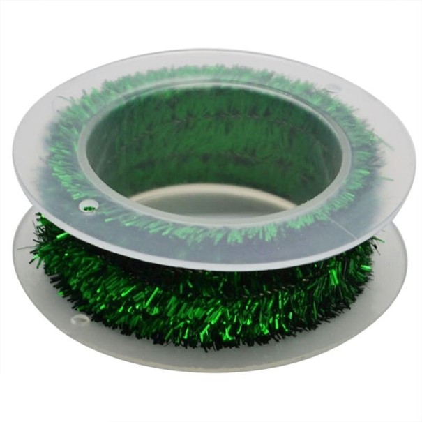 Cadena decorativa con alambre verde