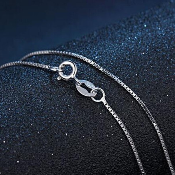 Cadena plateada para mujer 3
