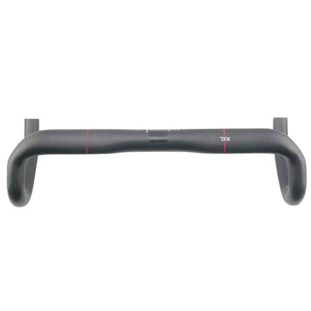 Cadran de carbon pentru biciclete de șosea cu arc compact 380 mm partea superioară 360 mm partea inferioară carbon negru cu dungi roșii 1