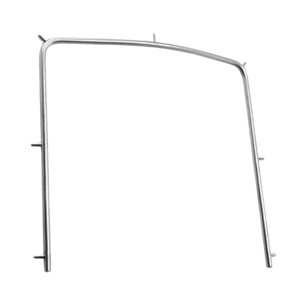 Cadre en acier inoxydable pour kofferdam 13 x 13 cm Support dentaire pour feuilles en caoutchouc Outil dentaire pour l'isolement du champ opératoire 1