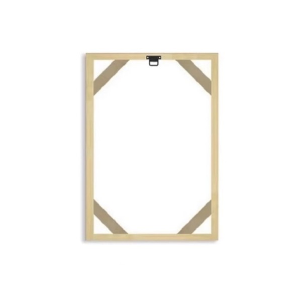 Cadru din lemn natural pentru fotografii 35 x 55 cm Cadru pentru pânză 40 x 60 cm Cadru suspendat pentru fotografii și tablouri Montaj DIY decorare pe perete 1