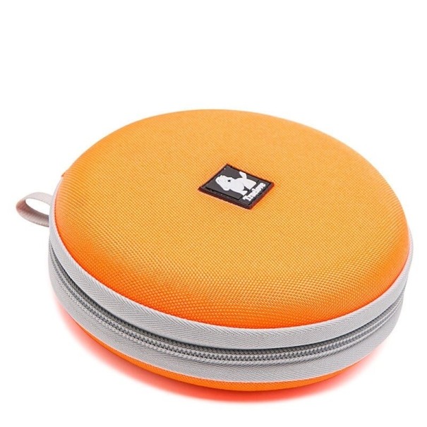 Caisse de voyage double pour chiens et chats orange