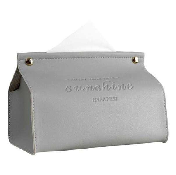 Caixa para toalhetes de papel cinzento