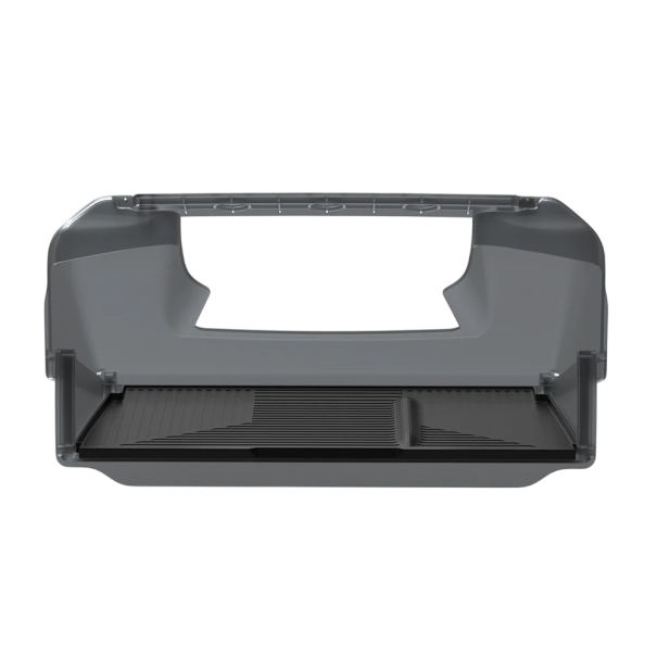 Caja de almacenamiento oculta bajo la pantalla central para Tesla Model Y 2024 y Model 3 2021-2022 Organizador de coche 31,5x16,5 cm funda negra 1