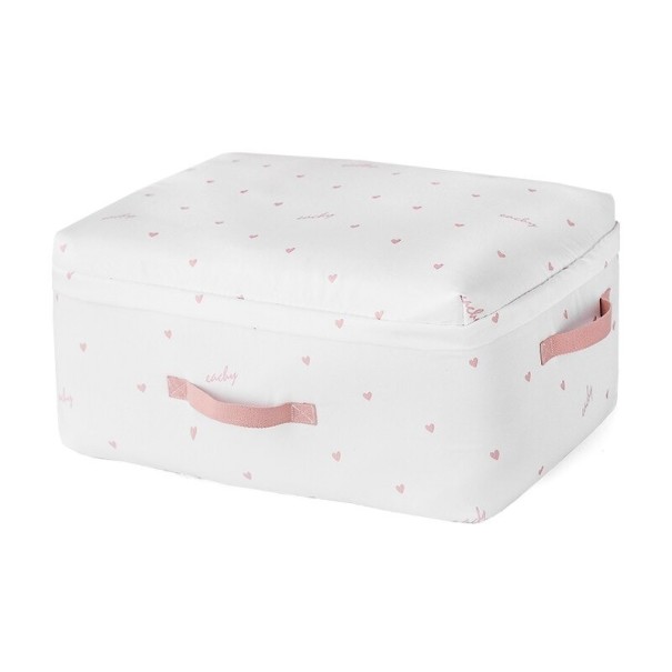 Caja de almacenamiento para ropa sucia C696 blanco S