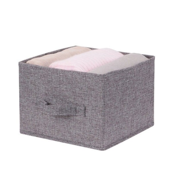 Caja de almacenamiento para ropa sucia gris