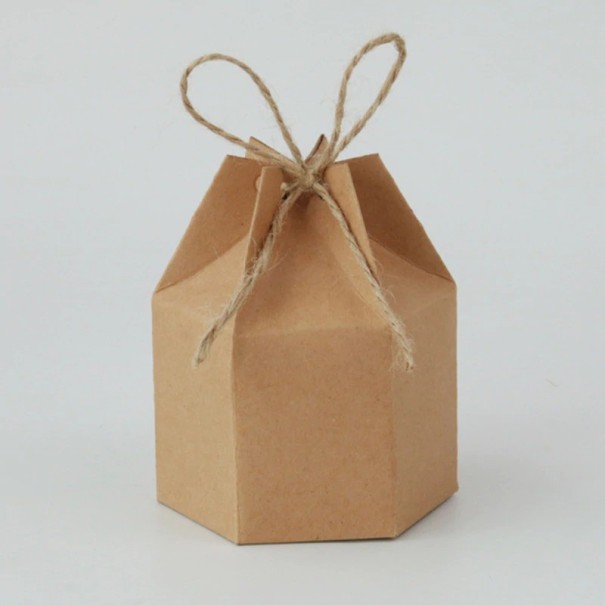 Caja de regalo 50 uds C603 marrón