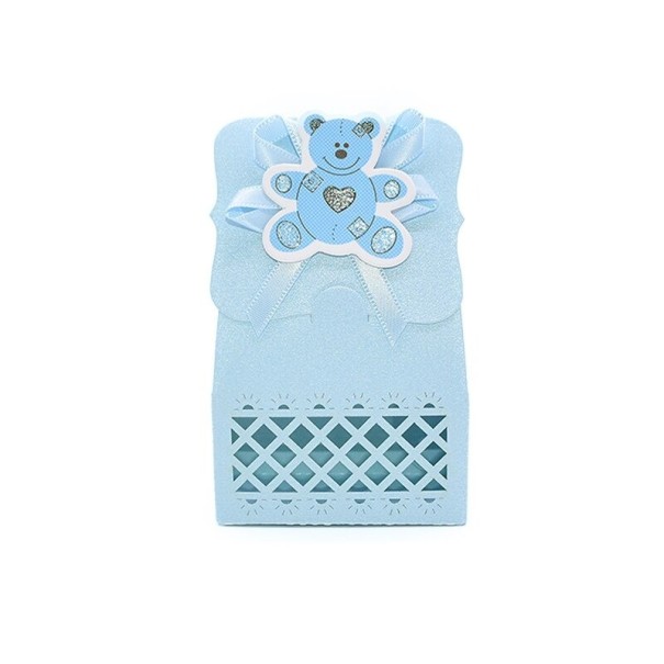Caja de regalo para bebé 12 uds. azul 2