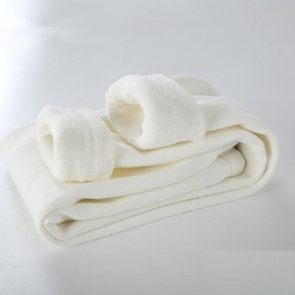 Calças de Moletão para Menina T2460 branco 3