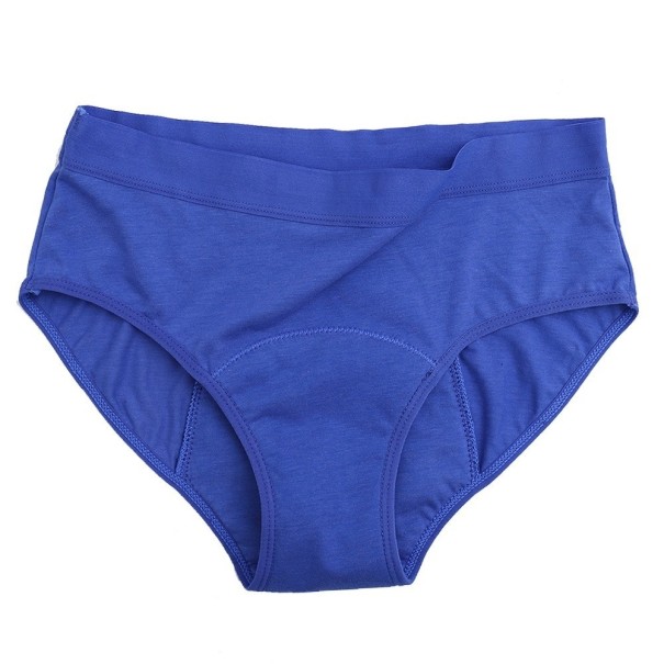 Calças menstruais femininas 3 pcs P3804 azul S