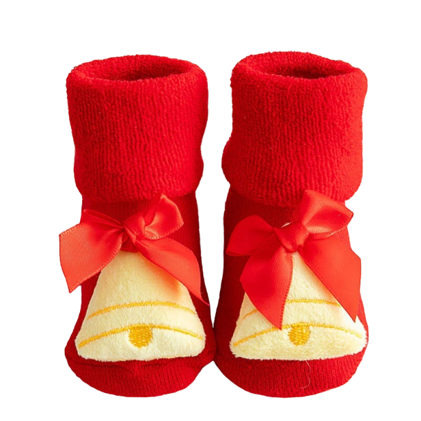 Calcetines antideslizantes navideños para niños 2-3 años 1