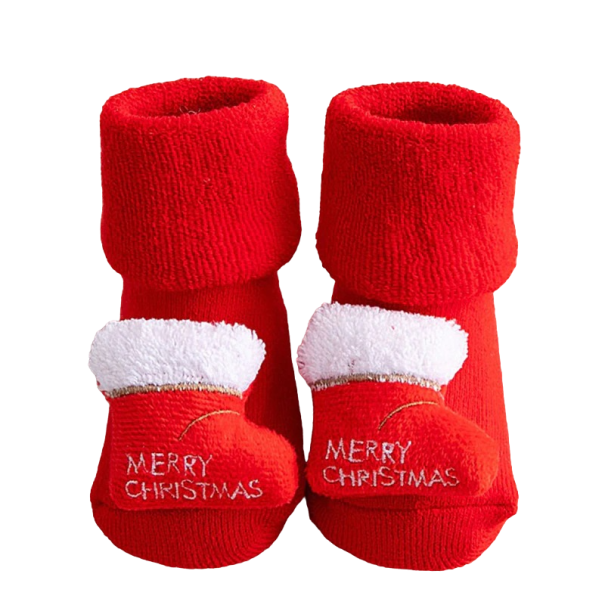 Calcetines antideslizantes navideños para niños 2-3 años 2
