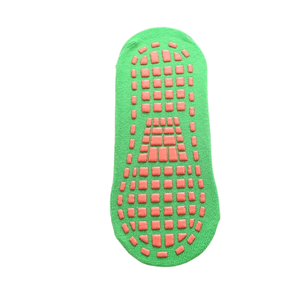 Calcetines antideslizantes para niños de 1 a 4 años verde