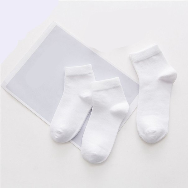 Calcetines blancos de algodón para niños - 5 pares 5-7 años