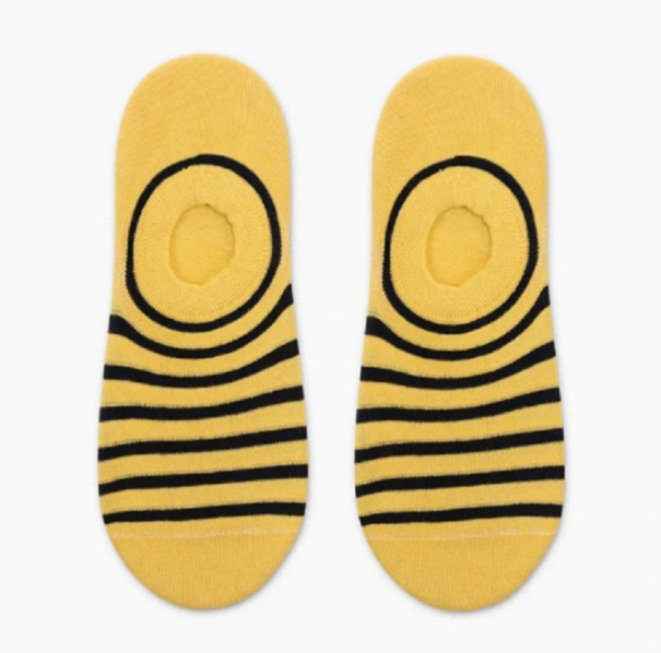 Calcetines cortos de hombre con rayas 1