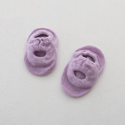 Calcetines cortos para niños A1493 morado Calcetines cortos para niños A1493 morado