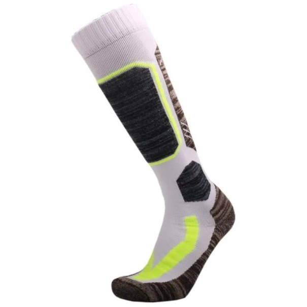 Calcetines de algodón de invierno para hombre Calcetines de esquí para hombre Calcetines altos deportivos blanco 40-45