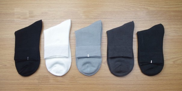 Calcetines de bambú para hombre - 5 pares A2428 2