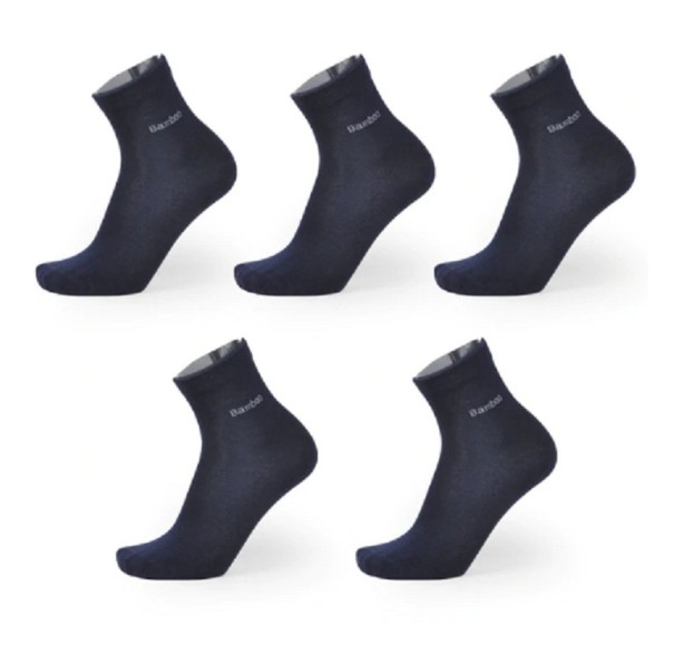 Calcetines de bambú para hombre - 5 pares azul oscuro