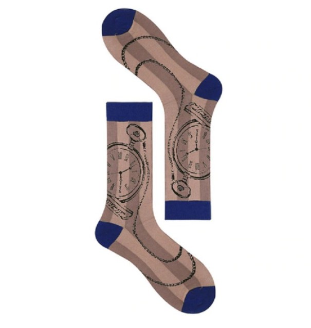 Calcetines de hombre - Relojes marrón