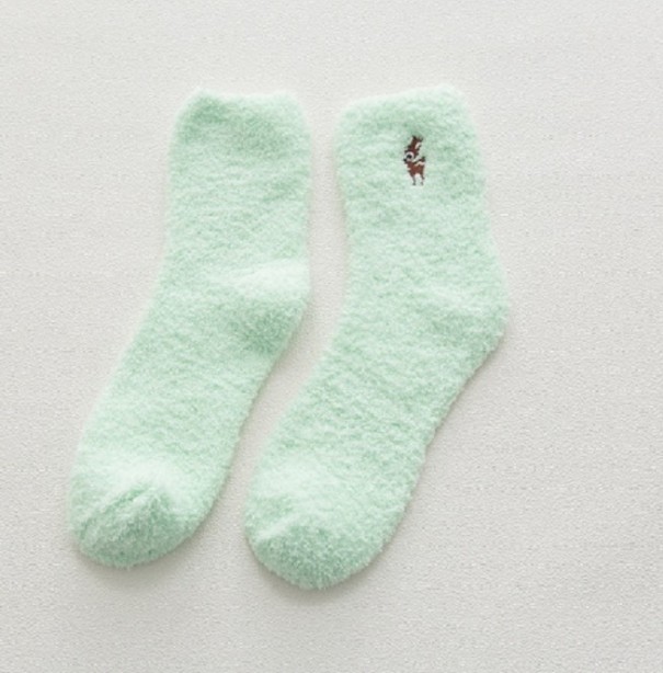 Calcetines de invierno para mujer - Koloušek verde