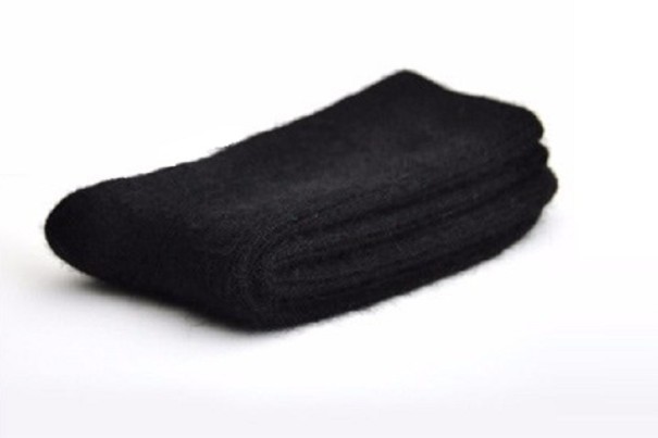 Calcetines de lana para hombre - 3 pares negro