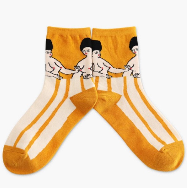 Calcetines de mujer con dibujos 4