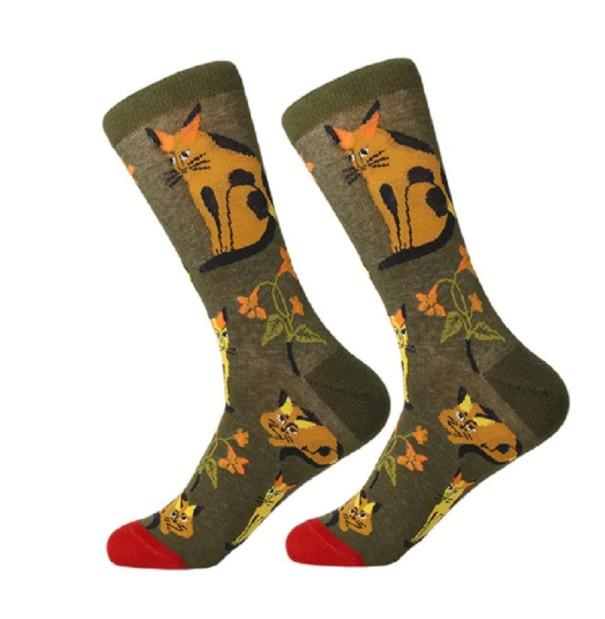 Calcetines de mujer con flores 8