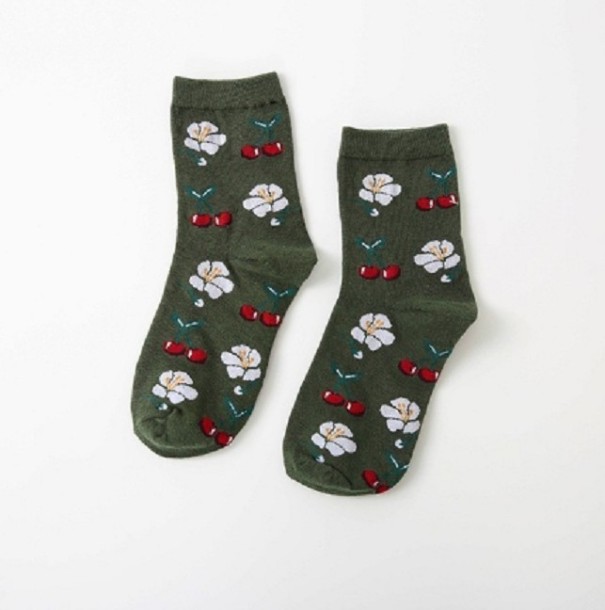 Calcetines de mujer con frutas 5