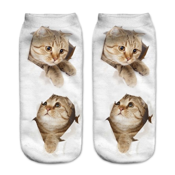 Calcetines de mujer con impresión 3D - Animales 3
