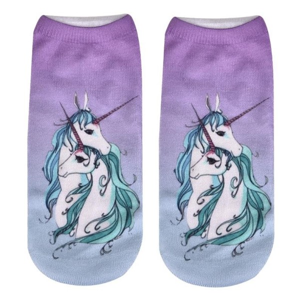 Calcetines de mujer con unicornios 6