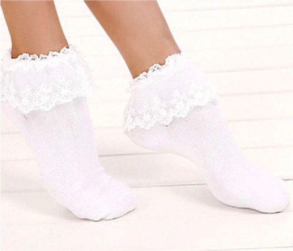 Calcetines de mujer con volantes 1