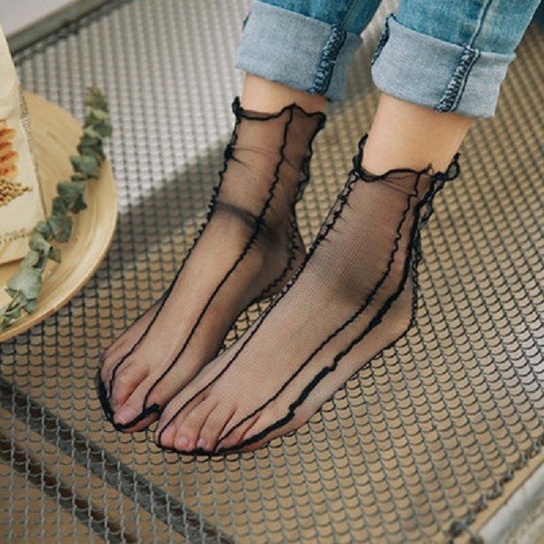 Calcetines de nailon con estampado 5