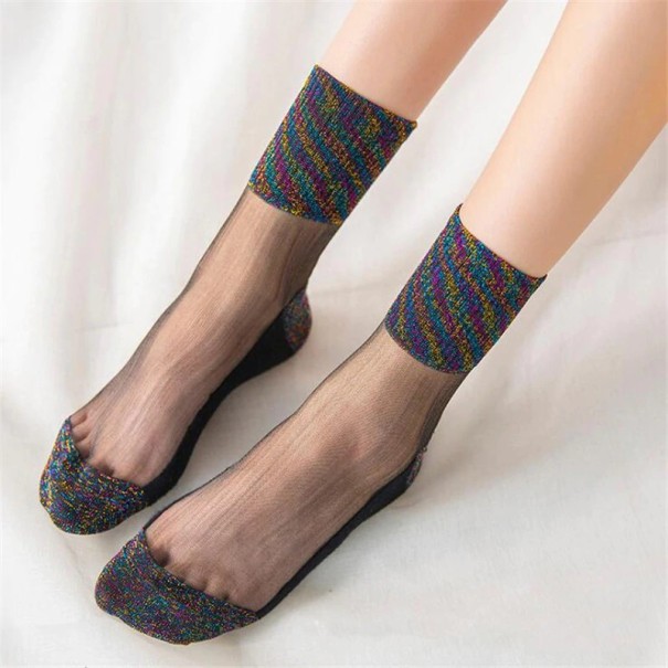 Calcetines de nailon para mujer multicolor