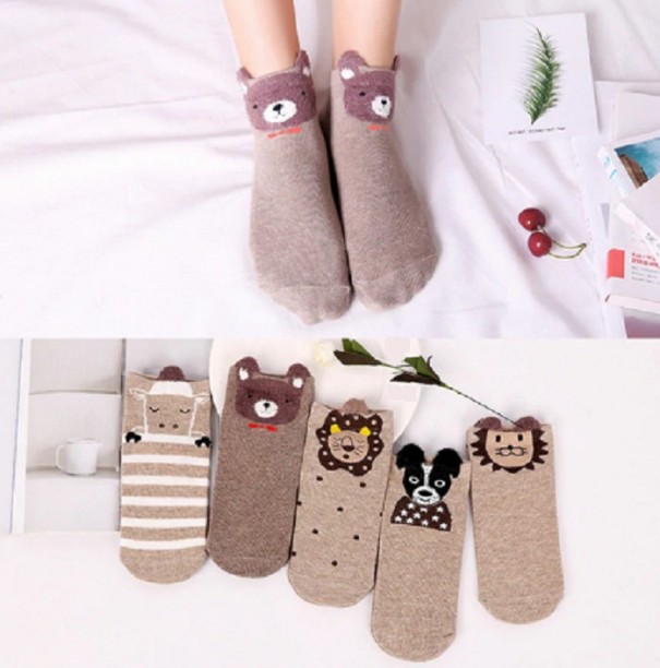 Calcetines de niña con orejas - 5 pares 9