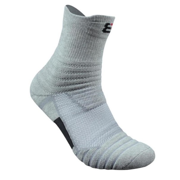 Calcetines de tenis para hombre gris