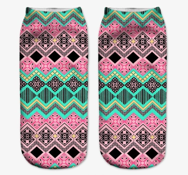 Calcetines elegantes con estampado 10