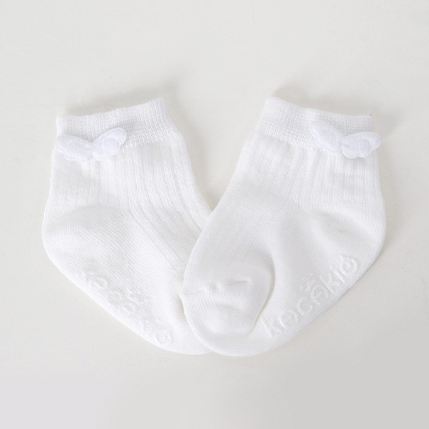 Calcetines infantiles con alas blanco 2-4 años