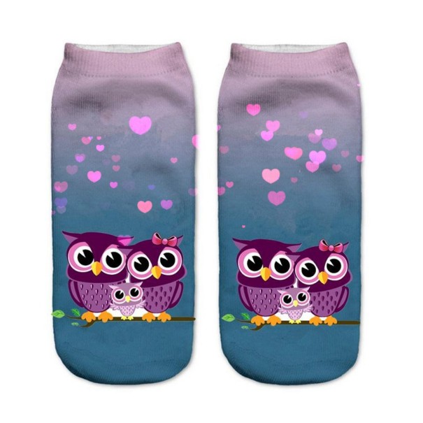 Calcetines infantiles con búhos 1
