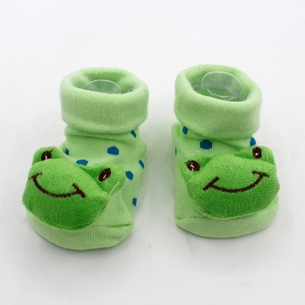 Calcetines infantiles con decoración de peluche. 3-6 meses C